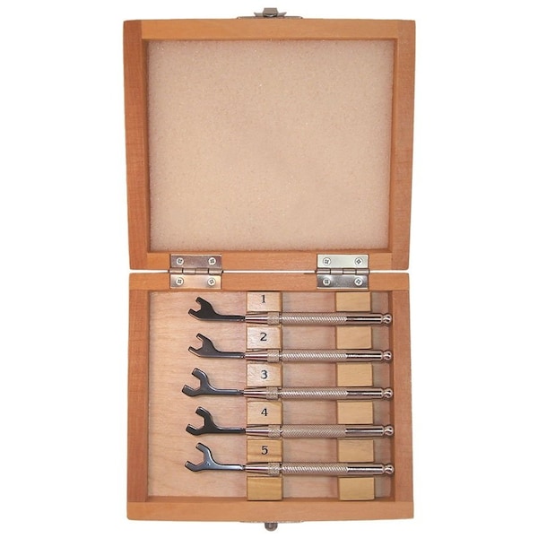 Mini Deluxe Met Wrench Set, 5 Pc